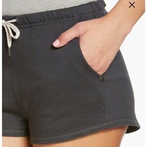 Vuori Women's Sunnyside Charcoal Gray Athletic Shorts